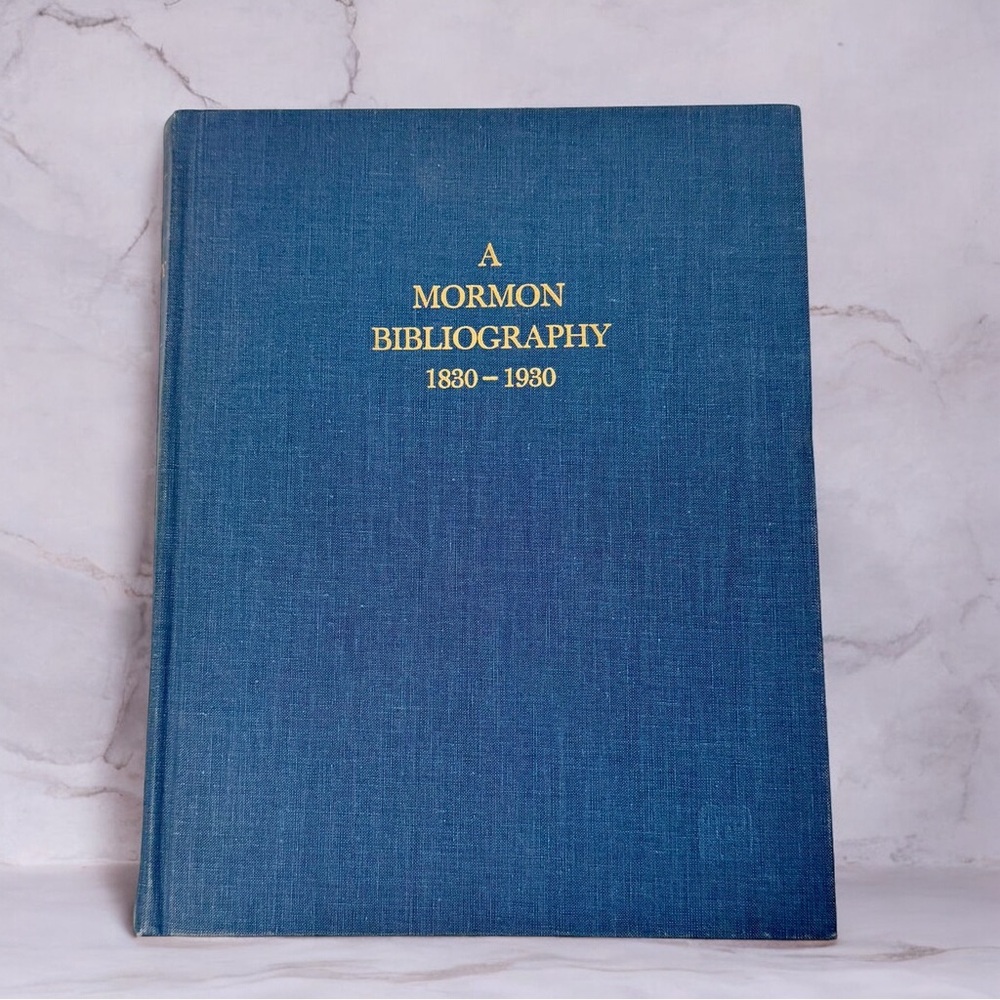 1978 Mormon Bibliography 1830-1930 Chad J Flake Books Pamphlets Periodicals EUC